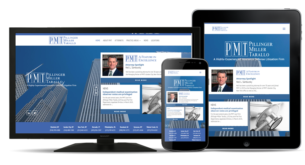 Pillinger Miller Tarallo, LLP Responsive Layouts