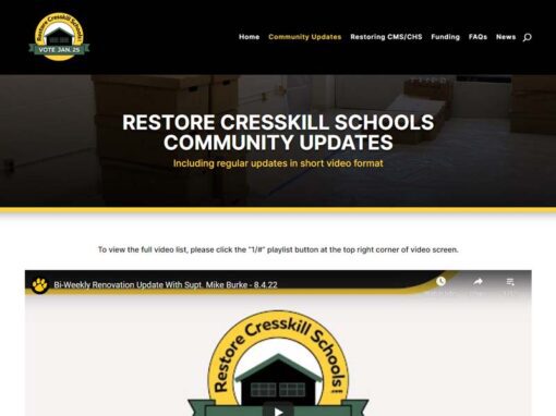 Restore Cresskill Schools