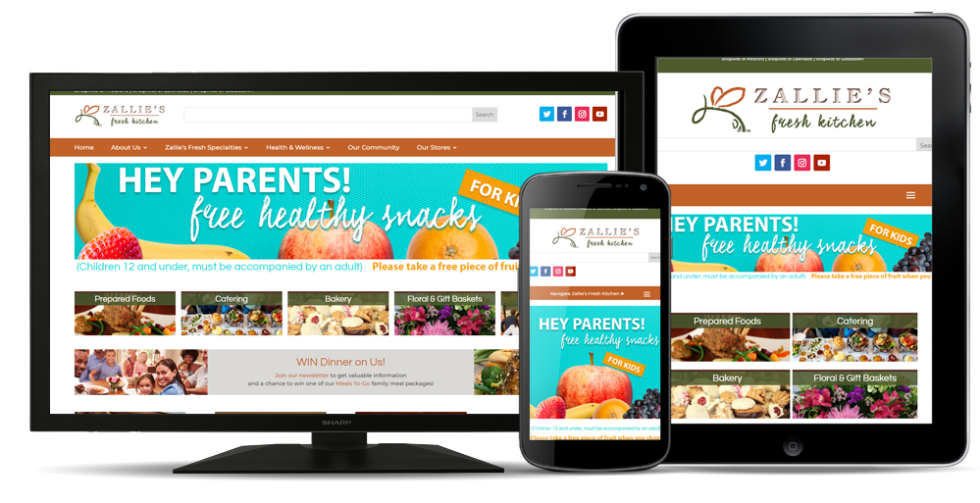 Zallie's Fresh Kitchen Grocery Store site Designs Fleet Stores